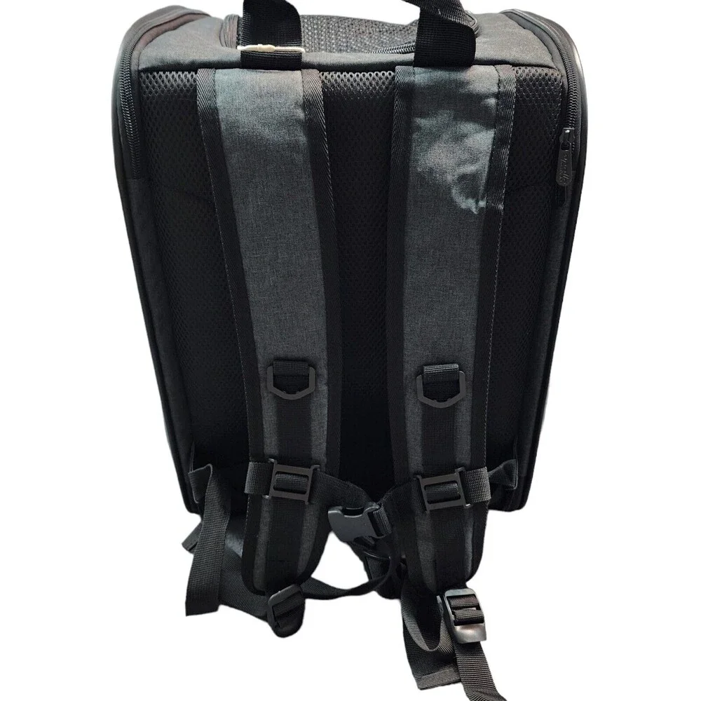 Apollo Walker Pet Backpack Carrier for Large/Small Cats Small Dogs, Puppies Gray